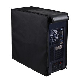 ZONADAH PC Computer CPU Dust Cover Waterproof Mid-Tower Case Protector PC Host Dust Cover Full Case with Zipper Host Dustproof Cover All Around 62x26x52cm