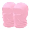 SHEVERCH 2 Pack Pink Ski Mask Sun Protection Lightweight Balaclava