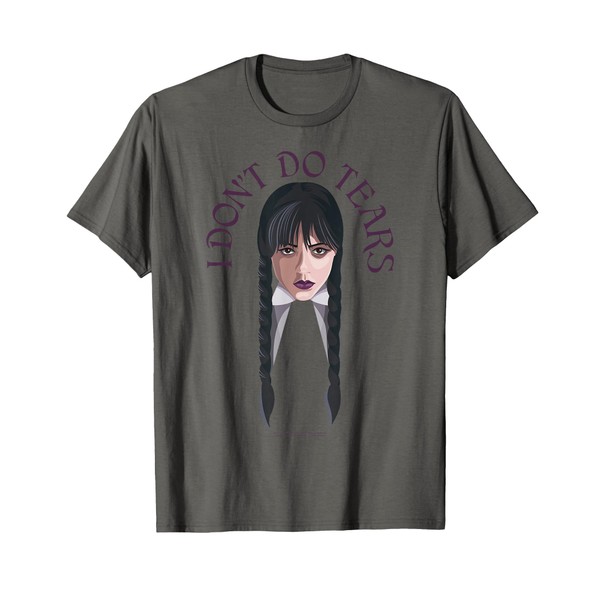 Wednesday I Don't Do Tears Quote T-Shirt