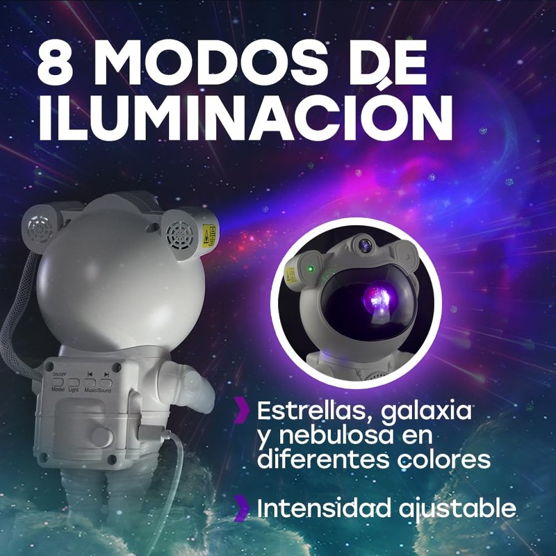 MAKTUL Astronaut Projector Starry Sky Galaxy, Night Light Children's Lamp