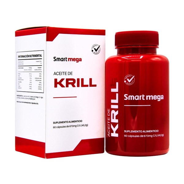 SMART MEGA Neo krill 60 Cpsulas Aceite de Omega Aceite