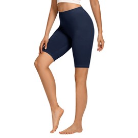 Libella Cycling Shorts Women's Short Leggings Cotton High Waist Shorts Opaque Summer Sports Shorts Colourful 4165, Pack of 1 - dark blue