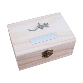 Gamekeepers Cottage gifts Lizard Wooden Pet Ashes Urn or Burial Cast with FREE Engraving Message 223