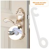 SG Store 2pcs Door Handle Baffle Plastic Fixed Hook Door