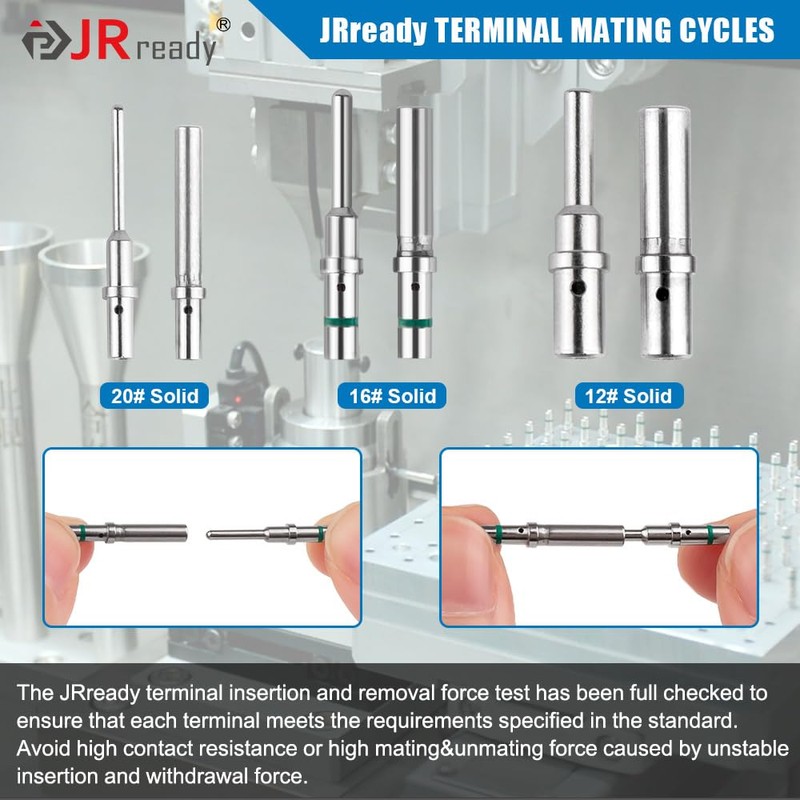 JRready Deutsch DT 8 Pin Connector Kits with Size 16