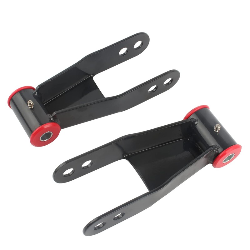 2 inch Rear Lowering Shackle Compatible with 1999-2019 Silverado Sierra