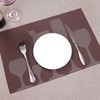 ASYOUWISH Set of 6 PVC Kitchen Table Place Mats, Non-Slip