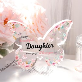 Gifts for Daughter, Butterfly-Shaped Decorations ，Birthday Gifts from Mum and Dad, Presents on Her Birthday Christmas, Best Gift Ideas (Daughter)