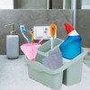 TENLITE Amazing 3 Compartments Plastic Sink Tidy Kitchen Sink Organizer,