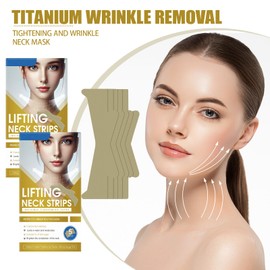 10 Stück Halsstraffung, Anti-Falten Halsmasken zur Hautpflege, Neck Mask,Neck Anti-Wrinkle Pads für Einen Faltenfreien, Strafferen Hals