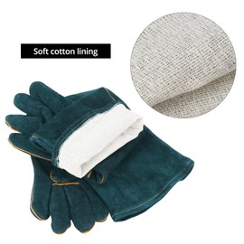 QWORK® Anti Bite Gloves 60CM, Cut Resistant Gloves, Full Arm Protective Gloves, for Bathing, Ggardening, Grooming, Welding, Handling Animal