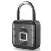 Padlock Fingerprint, USB Charging, Multi-User Keyless Lock, Weatherproof Lock with