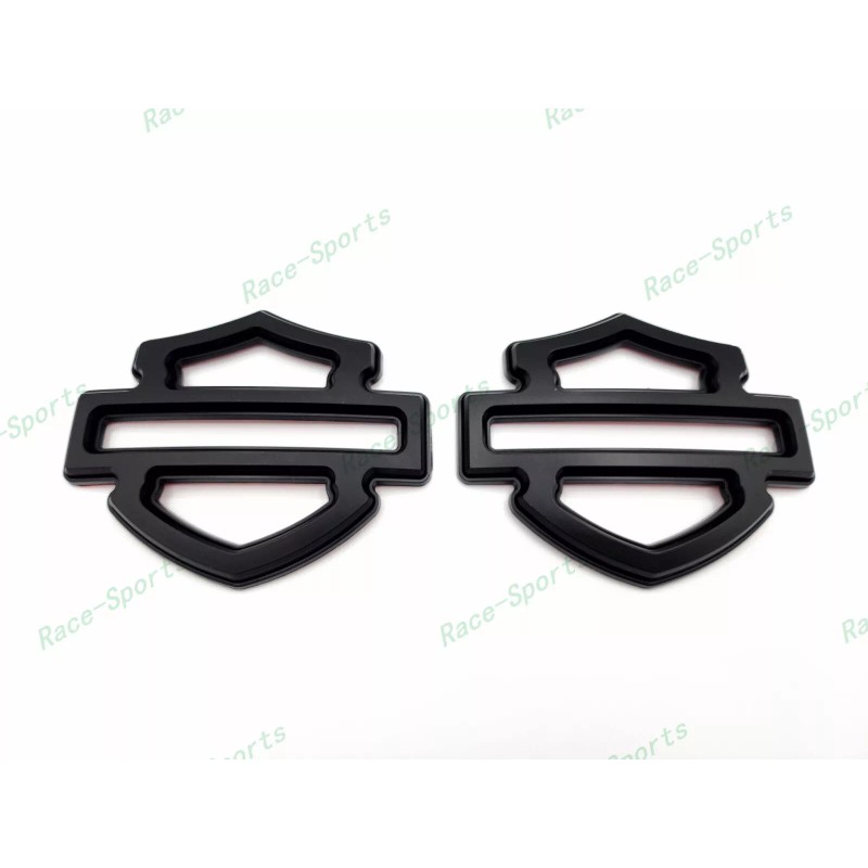 Custom 2Pcs Set Matte Black Double Layer Harley CVO Custom