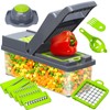 Multifunction Vegetable Chopper, 8 Blades Dicer Vegetable Cutter, Onion Cutter