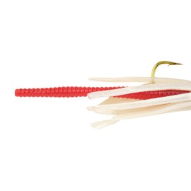 Berkley Powerbait Pre-Rigged Atomic Teasers Fishing Soft Bait, Bleeding Pearl, 1/16 oz