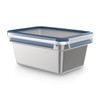Emsa N11506 Clip & Close Stainless Steel Food Storage Container,