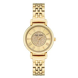 Anne Klein Women's Premium Crystal Accented Bracelet Watch