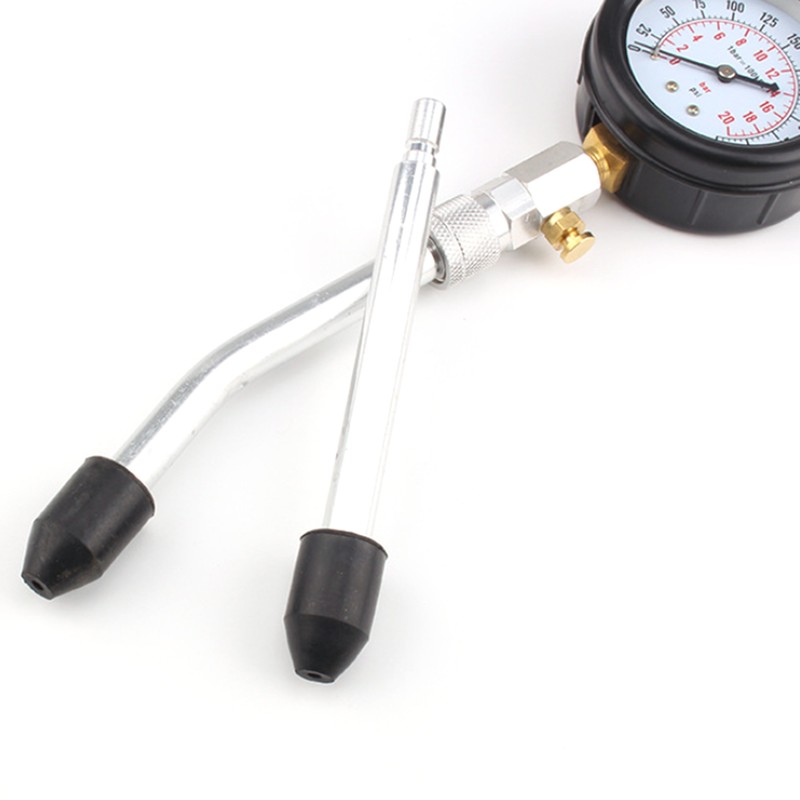 Petrol Engine Compression Tester Kit Gases Engine Cylinder Compressor Gauge