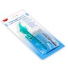 Interdental Threading System with Threadable Proxy Brush Inserts, for Flossing
