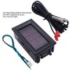weideer Digital Thermometer Dual LED Display Fahrenheit to Centigrade Adjustable