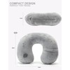 Houdian Inflatable Neck Pillow Travel Pillow - Compact Portable Head