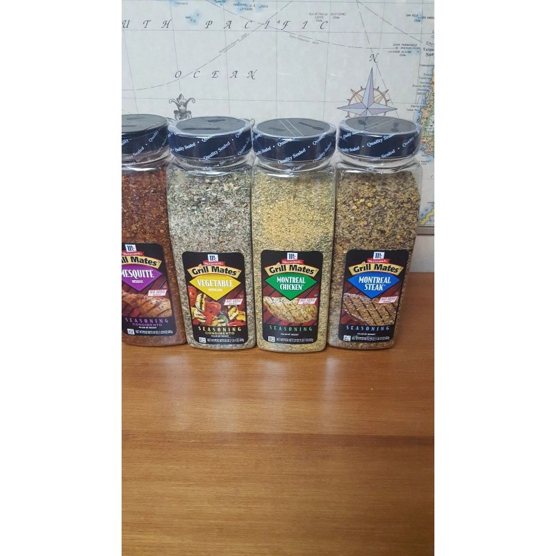 McCormick Grill Mates Spices- Seasonings - Mesquite Seasoning No MSG