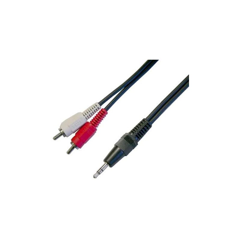F-Factory Audio Cable, 0.14 inch (3.5 mm), Stereo Mini Plug,