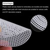 sourcing map 15pcs 11.5cm Plastic Mesh Canvas Sheet 13 Count