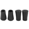 Vbestlife 4 Puntas de Goma para Bastones de Senderismo, Puntas