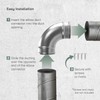 Vent Systems 4" Inch 90 Degree Elbow Duct Connector –