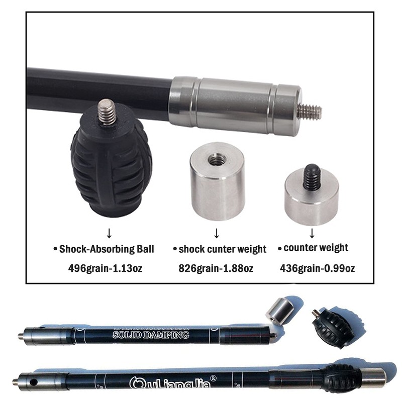 Archery Balance Bar Bow Stabilizer Rod Stabilizer Extension Pole System