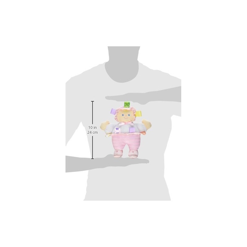 Taggies Baby Doll Huggable Plush Soft Toy with Sensory Tags,