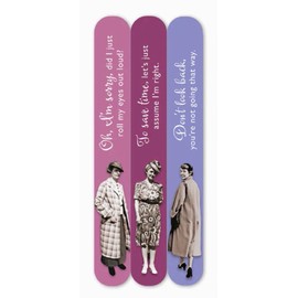 Set of 3 Shannon Martin Emery Boards Nail File SME23 Gift - Don't Look Back