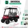 LUPPLE Universal Golf Cart Enclosure fits for 2 Passenger EZGO