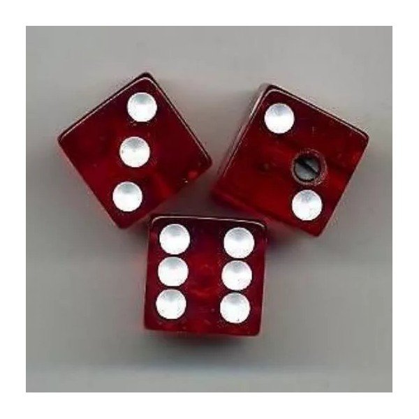 diceknobs.com 3 pack Dice Control Knobs - Red Trans Epiphone