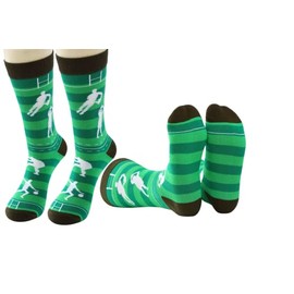 solo-pro master your game Funny Rugby themed socks for men, novelty gift fathers day birthday