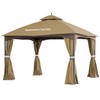 SCOCANOPY Replacement Top for 10x12 FT Gazebo Massillon Biscayne,Cabin-Style L-GZ933PST,Turnberry