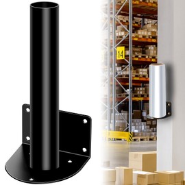 Otoolling Wall Mountable Stretch Film Roll Stand, Fits up to 20" Stretch Film, Shrink Wrap Dispenser Holder Bracket with 7 Screws for Industry Manufacturing Logistics Retail, Shrink Wrap Not Included