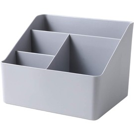 AKOAK 1 Pack Makeup Brush Organizer, Plastic Makeup Brush Holder, Lipstick Organizer, Desktop Storage Box Countertop Makeup Supplies, Eyeliner, Jewelry, Stationery in Vanity, Bathroom, Office