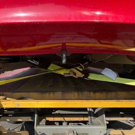 Autofonder Heavy Duty Adjustable Car Tie Down Kit with Snap Hooks -Break Strength 10,000 lbs-Working Load 3333 lbs-2 Inch x 114 Inch - 4 Pack Axle Tie Down Straps (Yellow)