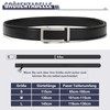 JasGood Men's Belt Automatic Ratchet Leather Belt Adjustable Leather Belt