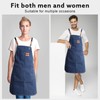Yafe Chef Apron for Women Men, Canvas Work Apron with