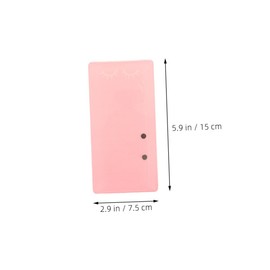 SAFIGLE 2Pcs Acrylic Eyelash Display Stand Stable Lash Application Board Tray for Extensions Easy Clean Eyelash Extension Organizer for Grafting and Client Style Selection