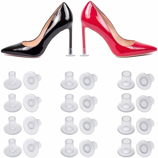 24 Pairs Heel Stoppers High Heel Protectors Heel Repair Caps