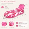 Inflatable Pool Float Lounger for Adults – Vinyl Floating Chair