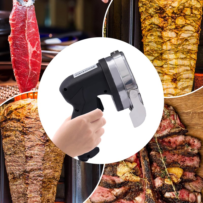 Ergonomically Designed Hand Held Kebab Slicer, 80W 420 And 304