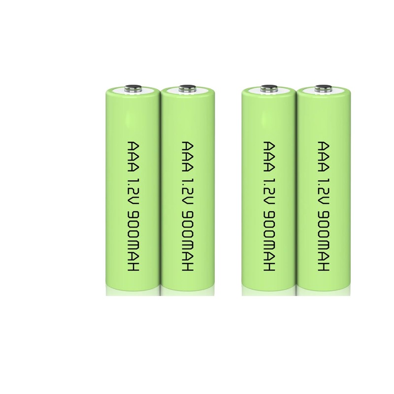 12 Packs 1.2V AAA Size 900mAh Ni-MH Rechargable Batteries Triple