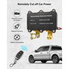 12V 500A Remote Battery Disconnect Switch, Battery Kill Switch for
