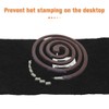 Ciieeo Fireproof Incense Burner Pad Black Censer Pad Non-Slip Heat-Resistant