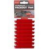 StealthMounts Mounting Feet for Milwaukee Packout System (Red) - 8